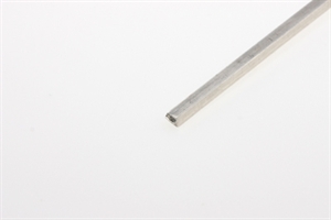 Sølvtråd firkantet 2,5 x 2,5 mm 10 cm
