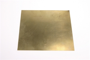 Messingplade 0,2 mm - 15 cm x 100 cm