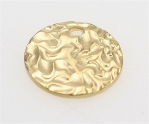 Mønt sølv fg nupret m. øje 11 mm