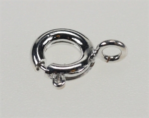 Fjederlås sølv 5,5 mm 