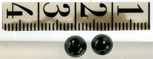 Hæmatit 6 mm rund glat
